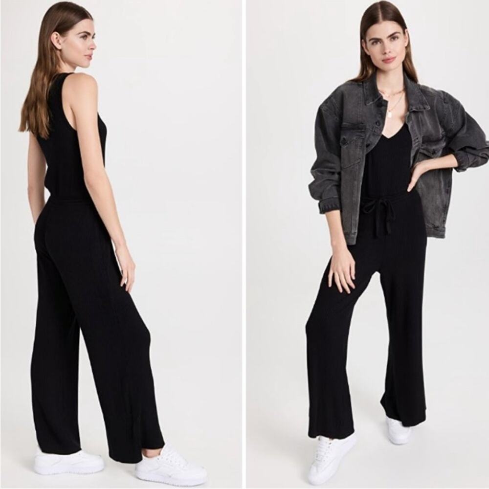 Beyond Yoga Jetsetter Jumpsuit black sz  S - Picture 2 of 8